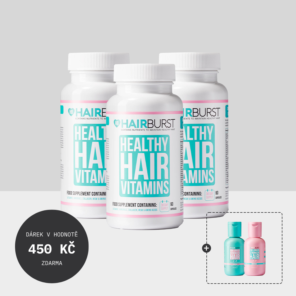 3 měsíční kúra vitamínů na vlasy