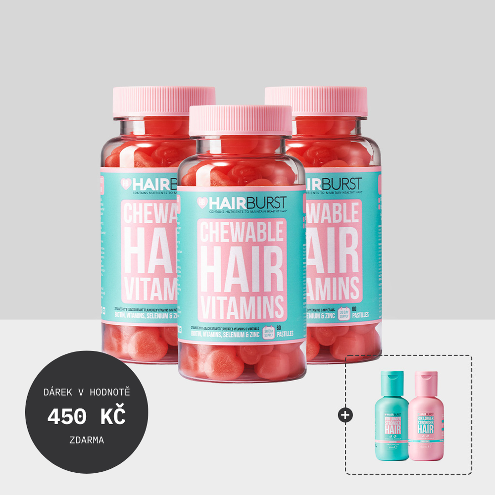 3 měsíční kúra vitamínů na vlasy