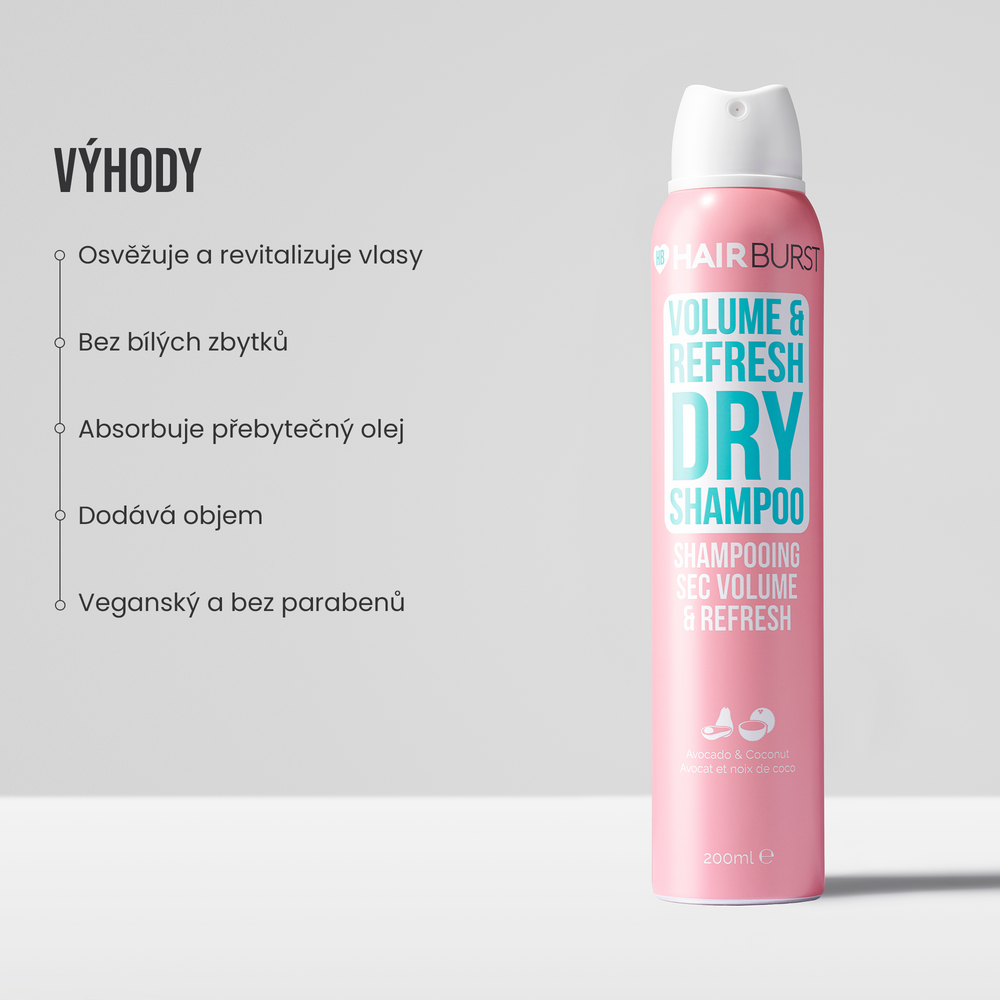 Suchý šampon pro objem a svěžest