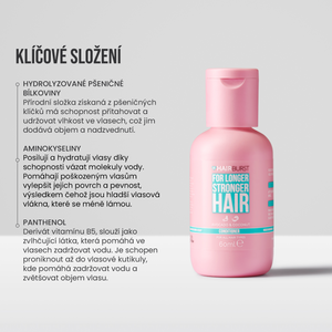 Mini kondicionér pro delší, silnější vlasy