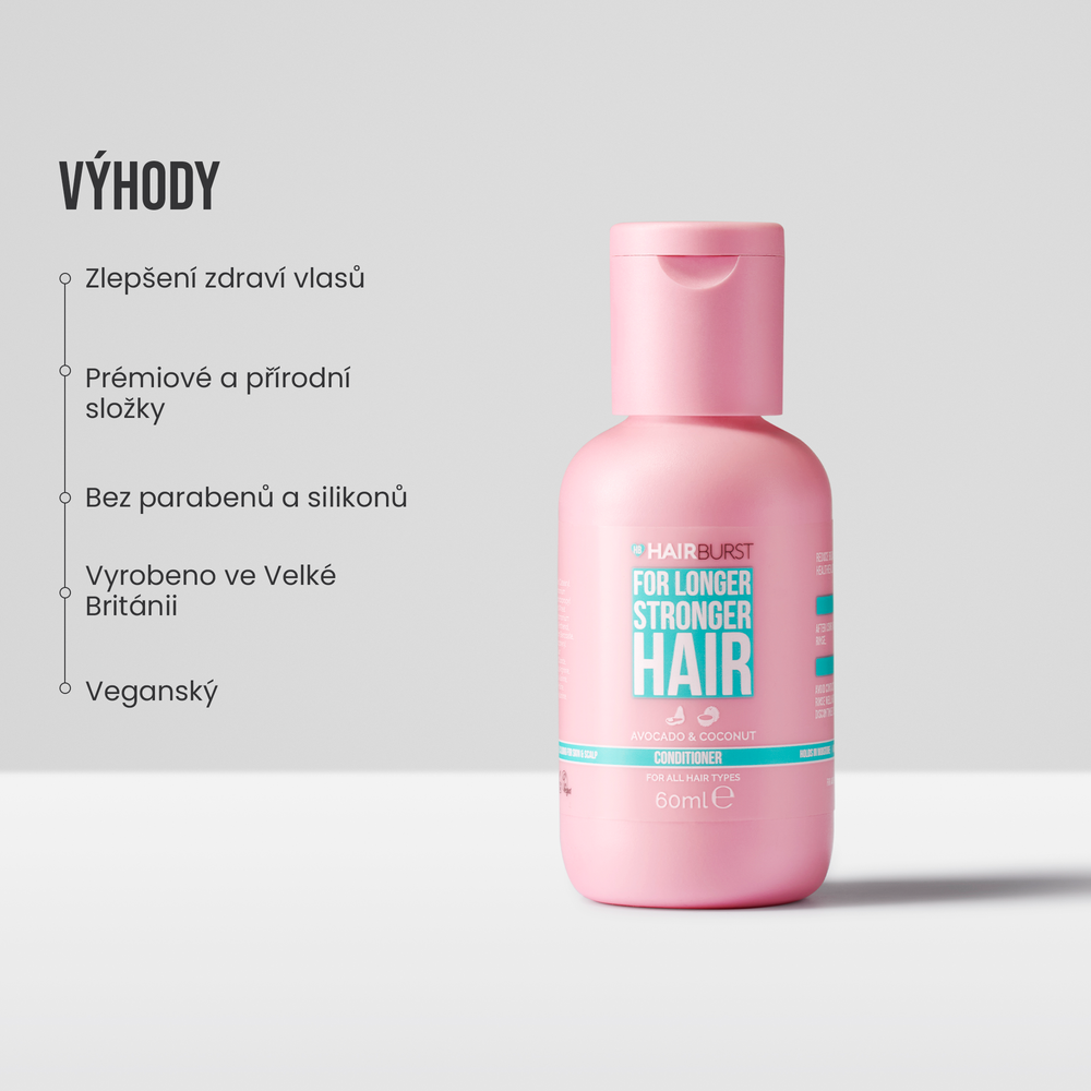 Mini kondicionér pro delší, silnější vlasy