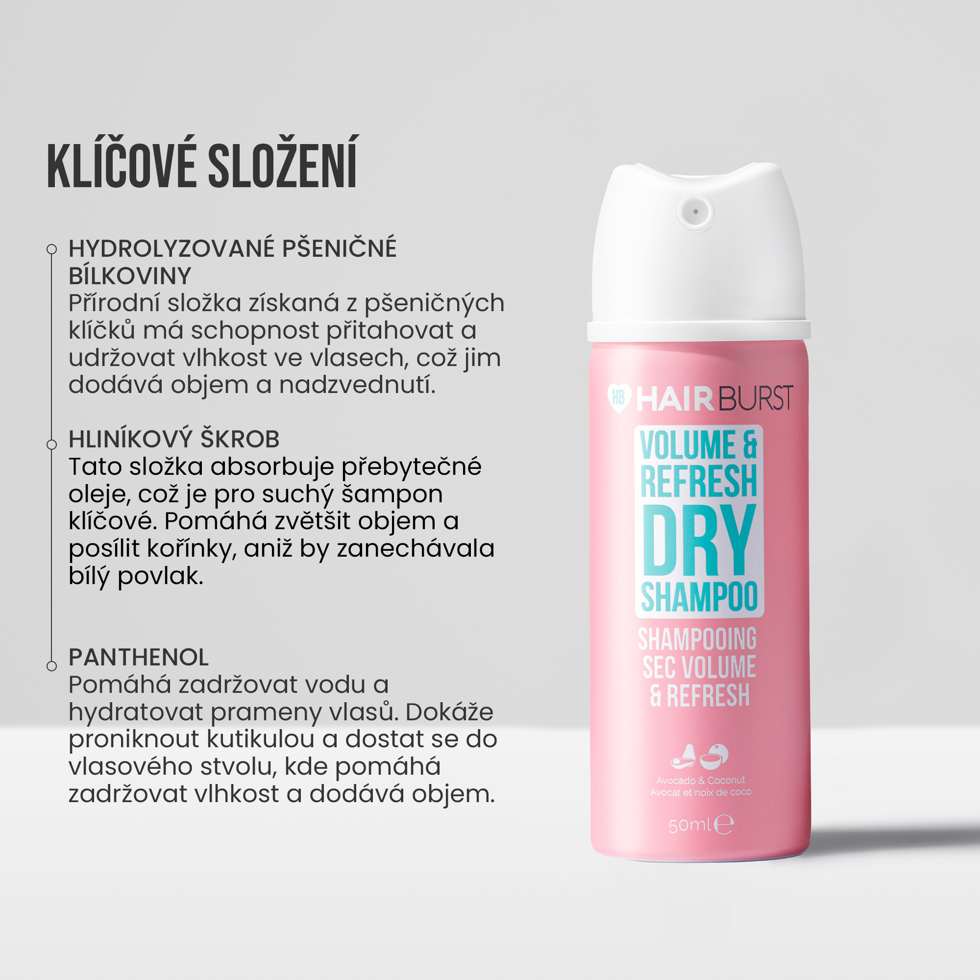 Mini Suchý šampon Volume & Refresh