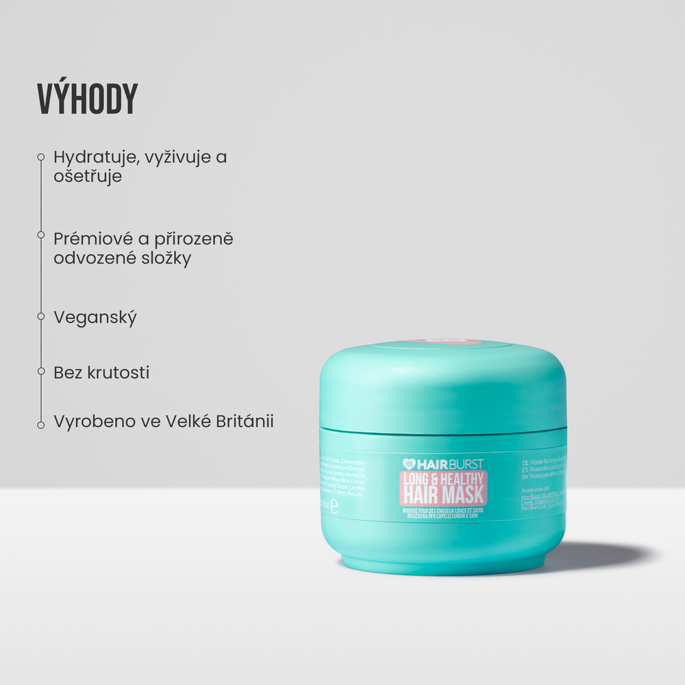Maska pro dlouhé a zdravé vlasy mini