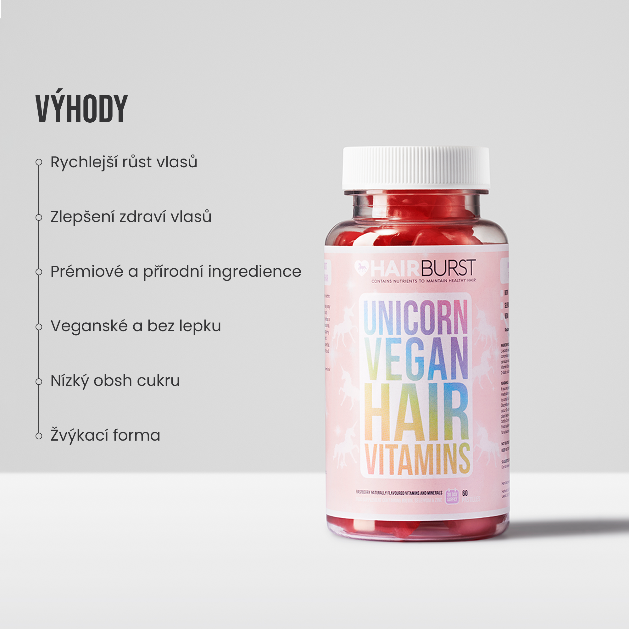 Vegánske vitamíny na vlasy 6MS