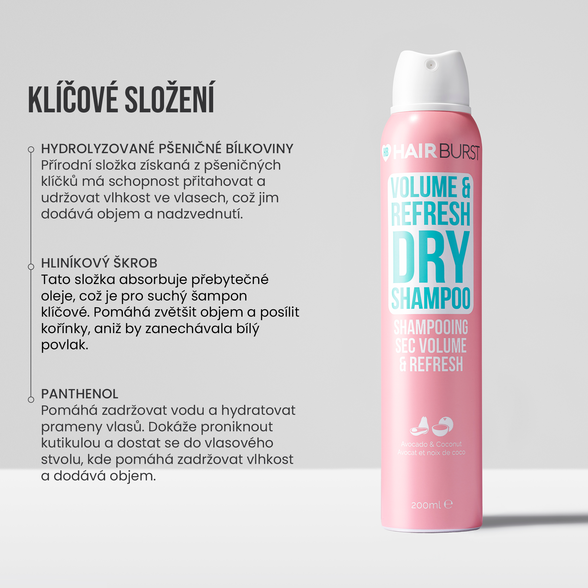Suchý šampon Volume & Refresh