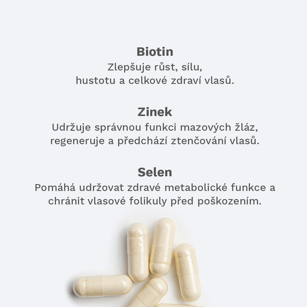 Vitamíny na zdravé vlasy - 3měsíční balení